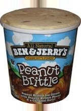 Ben and Jerry's  Peanut Brittle Ice Cream